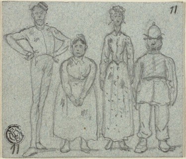 Episodes from White Chapel Life, c. 1850. Attributed to John Leech.