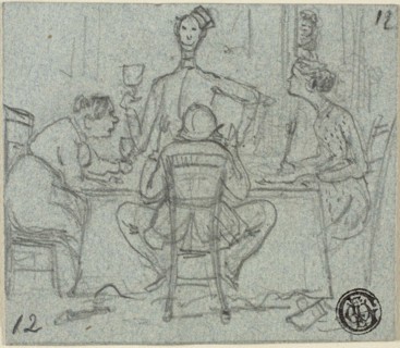 Episodes from White Chapel Life, c. 1850. Attributed to John Leech.
