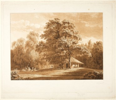Shelter in the Park (recto); (The Pyramid (verso)), c. 1800.