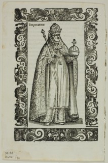 Leaf from Habiti antichi e moderni, plate 92 from Woodcuts from Books of the XVI Century, 1598... Creator: Cesare Vecellio.