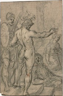 Nude Warriors, n.d. Circle of Federico Zuccaro.