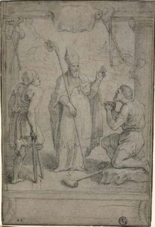 Bishop Healing the Lame, n.d. Circle of François Verdier.