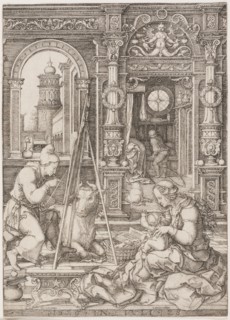 Saint Luke Painting the Virgin and Child, 1526.