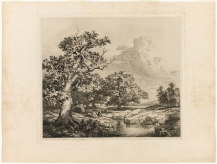 The Old Oak by the Pools at Bellecroix, 1843.