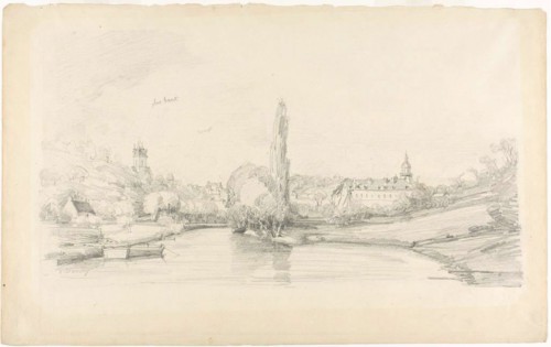 Canal Scene Near Brussels, 1870/73.