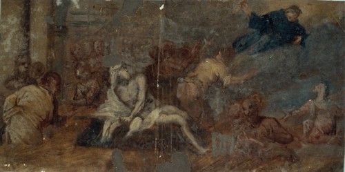 Saint Anthony Appearing to a Sick Man, n.d. Follower of Domenico Robusti.