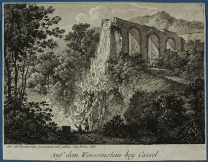 View of the Weissenstein Near Cassel, 1880.