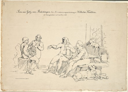 Act 1, Scene 1 from Götz von Berlichingen, 1805.