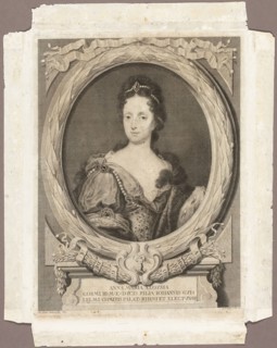 Anna Maria Luisa, 1730; published 1761. Creator: Georg Martin Preissler.