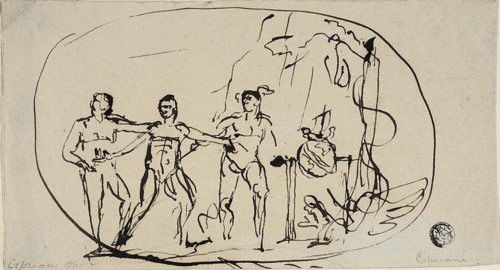 Three Figures, 1767.