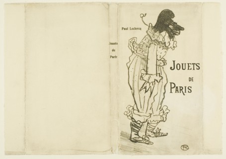 Cover for Jouets de Paris, 1900, published 1901. Novel by Paul Lecercq.