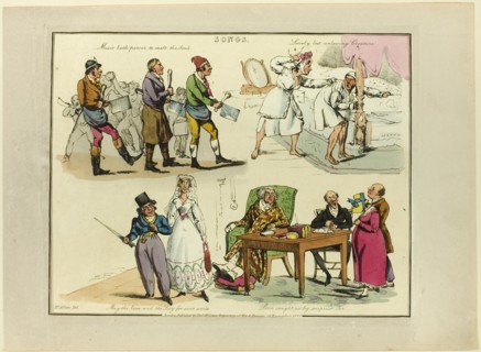 Plate from Illustrations to Popular Songs, 1822.