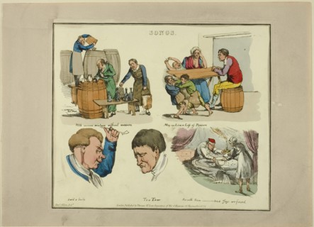 Plate from Illustrations to Popular Songs, 1822.
