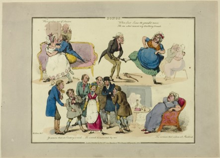 Plate from Illustrations to Popular Songs, 1822.