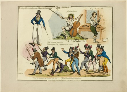 Plate from Illustrations to Popular Songs, 1822.