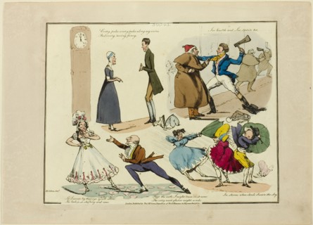 Plate from Illustrations to Popular Songs, 1822.