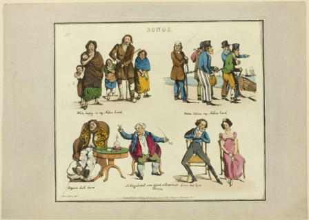 Plate from Illustrations to Popular Songs, 1822.