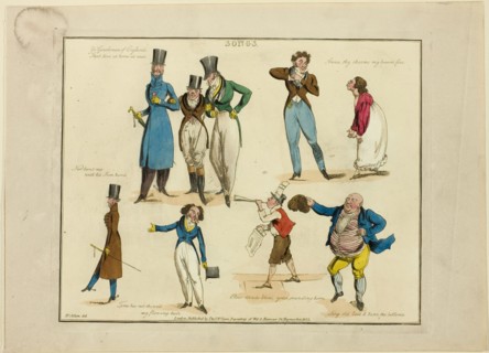 Plate from Illustrations to Popular Songs, 1822.