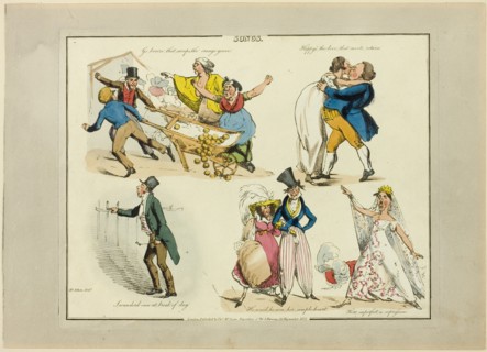 Plate from Illustrations to Popular Songs, 1822.