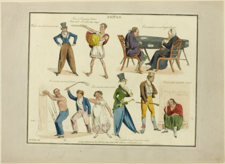 Plate from Illustrations to Popular Songs, 1822.