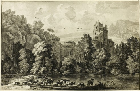 Landscape with Cattle, n.d.