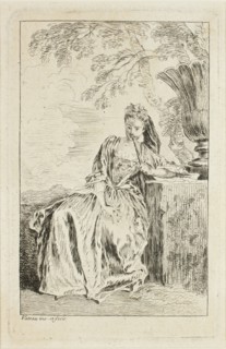 Figures de modes, c. 1710.