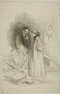 I don't dare take them down yet...it would hurt him too much, c. 1892.