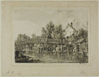 The Little Bridge Across the Isar, Paris, 1806.