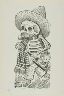 Calavera of Francisco Madero, from Calavera Maderista, printed 1944.