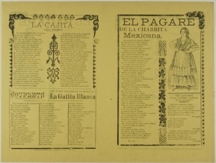 El pagare de la charrita mexicana (The Promissory Note of La Charrita Mexicana), n.d.