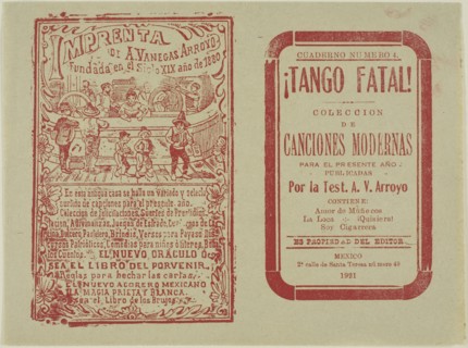 Fatal Tango!, 1921.