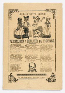 The Spicy Little Calaveras, green and pink, n.d.