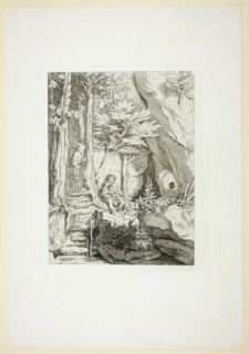 A Musician with a Hermit, n.d.
