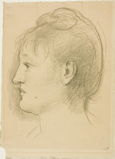 Head of a Woman, c. 1890.