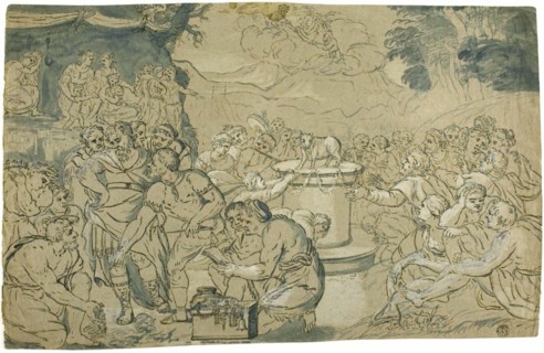 Worship of the Golden Calf, n.d. Possibly after Antonio Zannoni.