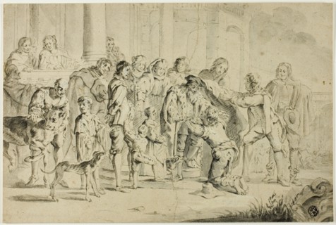 The Prodigal Son, n.d. Possibly after Gerard Hoet or Karel van Mander.
