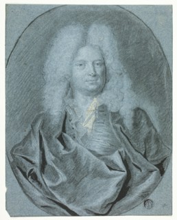 Portrait Bust of a Man in a White Wig, n.d. Possibly by Cornelis van Poelenburgh.