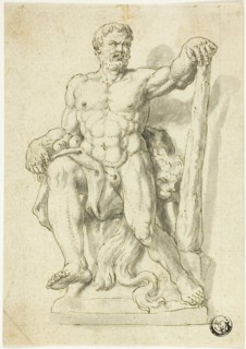 Statue of Seated Hercules, n.d. Style of Raymond de Lafage.