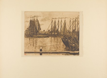 Fishing Fleet, from the seventh album of L'Estampe originale, 1893, published 1894.