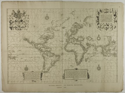 Richard Hakluyt, the Principal Navigations, London, 1599, reprinted 1889. Creator: Unknown.