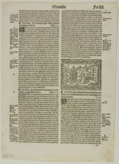 Illustration from Biblia cum concordantiis, plate 74 from Woodcuts from Books of the XVI Cent...1937 Creator: Unknown.