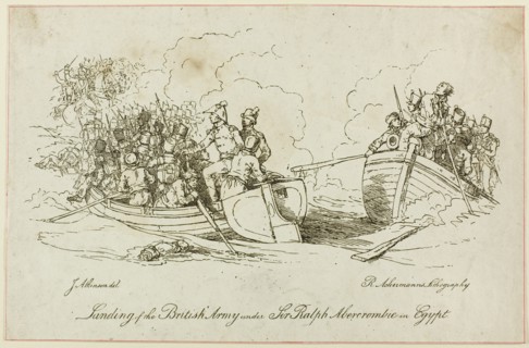 Landing of British Army under Abercrombie in Egypt, n.d. Creator: Unknown.