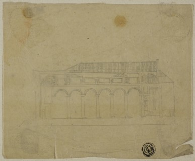 Cross-Section of Basilica, n.d.