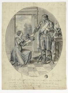 The Chevalier Bayard Refusing 2500 Gold Ducats, n.d.