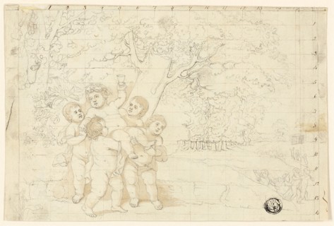 Putti Carrying Young Bacchus, n.d.