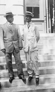 Alfredo Breceda Mercado of Mexico, Villavencenio, 1914. Breceda (left) was Governor of the Federal District of Mexico.
