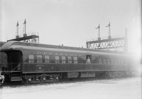 Department of Commerce - Bureau of Fisheries Railway Car; Interior, 1916.