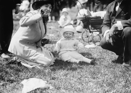 Easter Egg Rolling, White House, 1914.