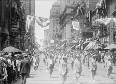 Elk Parade, Baltimore, 1916.