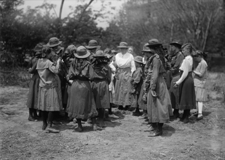 Girl Scouts - Activities And Play, 1917.